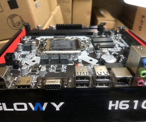Mainboard SK 1155 GLOWAY H61 GLV3 Chính Hãng (VGA, HDMI, LAN 100Mbps, 2 khe RAM DDR3, mATX)